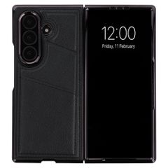 imoshion Étui arrière MagSafe en cuir synthétique avec porte-cartes Samsung Galaxy Z Fold 8 Ultra - Noir
