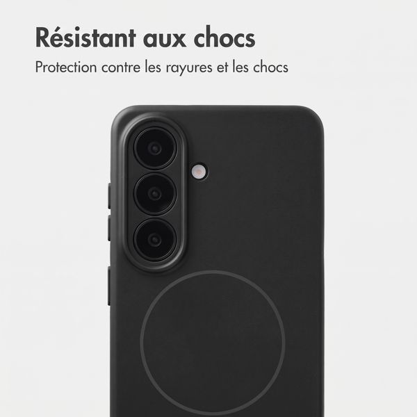 Accezz Coque Grip avec MagSafe Samsung Galaxy S26 - Noir