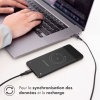 Accezz Câble USB-C vers USB-C - 1 mètre - Noir