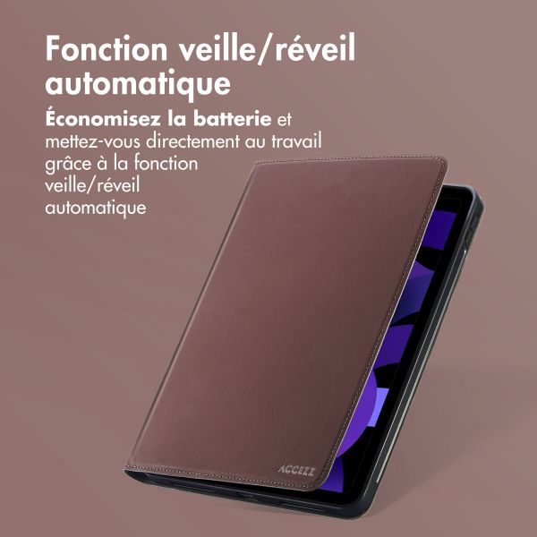 Accezz Coque tablette Classic Apple iPad Air 11 pouces (2026) M4 / (2025) M3 / (2024) M2 / Air 5 (2022) / Air 4 (2020) - Marron