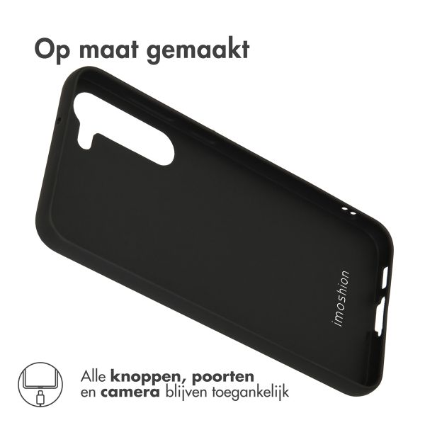 Accezz Coque Couleur Samsung Galaxy S23 Plus - Noir