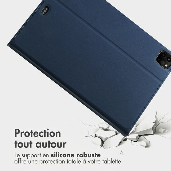 Accezz Coque tablette Classic Apple iPad Pro 12.9 (2020/2021/2022) - Bleu foncé