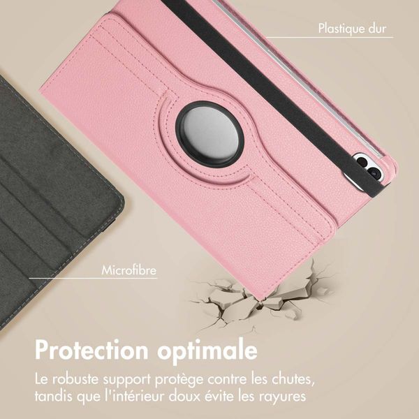 imoshion Coque tablette rotatif à 360° Apple iPad Pro 13 (2025) M5 / (2024) M4 - Rose