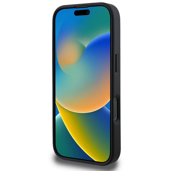Guess Coque arrière Bottom Stripe 4G Apple iPhone 16 Pro Max - Gris