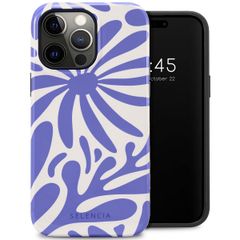 Selencia Coque arrière Vivid Apple iPhone 14 Pro Max - Modern Bloom Sapphire Blue