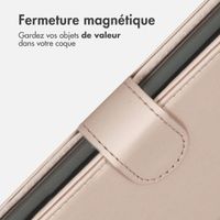 Accezz Étui de télephone Wallet Samsung Galaxy S21 Plus - Doré