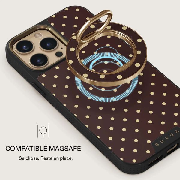Burga Anneau de téléphone Magnetic Ringholder Gold - Compatible avec MagSafe - Sorry Busy