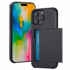 imoshion Coque arrière avec porte-cartes Apple iPhone 16 Pro Max - Noir