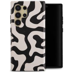 Selencia Coque arrière Vivid Samsung Galaxy S24 Ultra - Art Wave Black