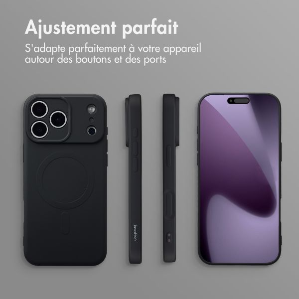 imoshion Coque Couleur avec MagSafe Apple iPhone 17 Pro Max - Noir