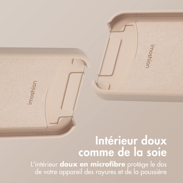 imoshion Coque arrière Color avec cordon amovible et MagSafe Apple iPhone 12 (Pro) - Nude