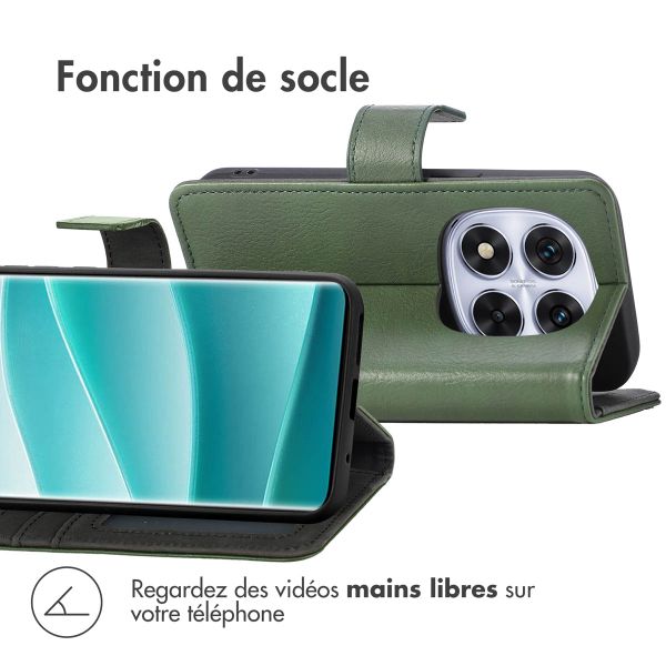 imoshion Étui de télephone portefeuille de luxe Xiaomi Redmi Note 14 Pro (5G) - Vert