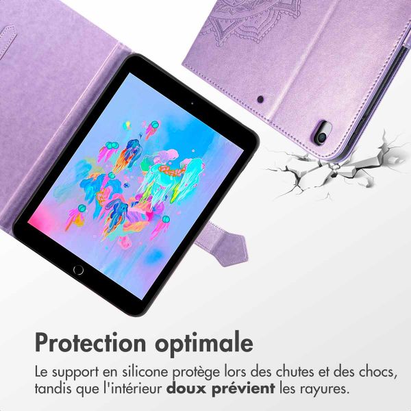 imoshion Coque tablette Apple iPad 9 (2021) 10.2 pouces / iPad 8 (2020) 10.2 pouces / iPad 7 (2019) 10.2 pouces - Lilas
