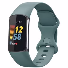 imoshion Bracelet silicone Fitbit Charge 5 / 6 - S - Olive Green