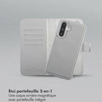 Selencia Étui portefeuille amovible Olyn avec MagSafe Samsung Galaxy A36 - Gris