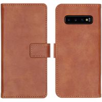 imoshion Étui de télephone portefeuille de luxe Samsung Galaxy S10 - Marron