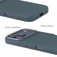 Accezz Coque arrière Mesh avec MagSafe Apple iPhone 17 Pro - Bleu foncé