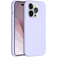 Accezz Coque Liquid Silicone Apple iPhone 14 Pro - Violet