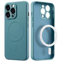 imoshion Coque Couleur avec MagSafe Apple iPhone 13 Pro Max - Smoke Green