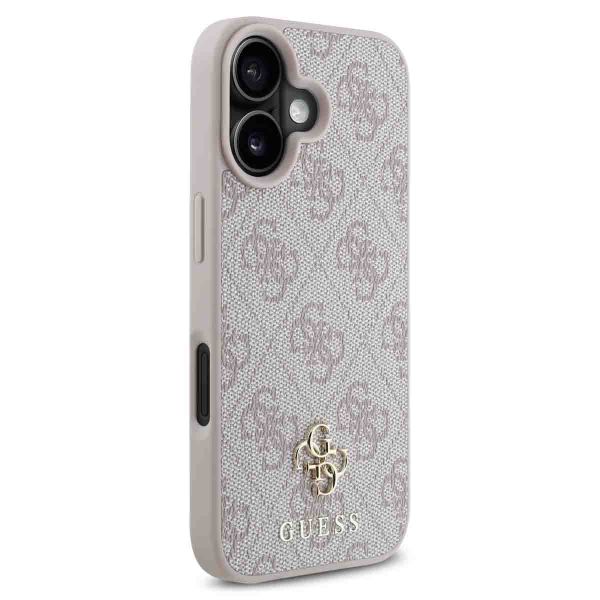 Guess Coque 4G Metal Logo MagSafe Apple iPhone 16 - Rose
