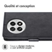 imoshion Étui de télephone portefeuille de luxe OnePlus 13 - Noir
