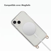 Selencia Coque arrière Rivièra MagSafe avec crochets amovibles Apple iPhone 14 / 13 - Transparent