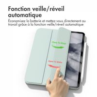 imoshion Magnetic etui de téléphone portefeuille Apple iPad Air 11 pouces (2026) M4 / (2025) M3 / (2024) M2 / Air 5 (2022) / Air 4 (2020) - Vert clair