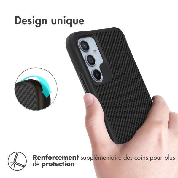 imoshion Rugged Hybrid Carbon Case Samsung Galaxy A34 (5G) - Noir