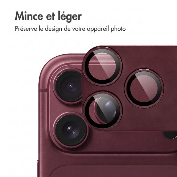 imoshion Protection caméra en verre lot de 2 Apple iPhone 18 Pro / 17 Pro - Plum