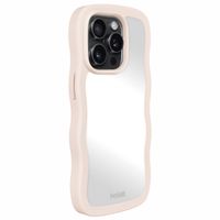 Holdit Coque Wavy Apple iPhone 15 Pro - Light Beige / Mirror