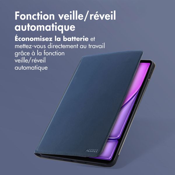 Accezz Coque tablette Classic Apple iPad Air 13 pouces (2026) M4 / (2025) M3 / (2024) M2 - Bleu foncé
