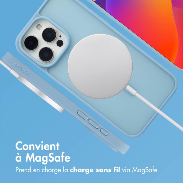 imoshion Coque Color Guard avec MagSafe Apple iPhone 15 Pro Max - Bleu clair