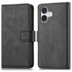 imoshion Étui de télephone portefeuille de luxe Apple iPhone 16 - Noir