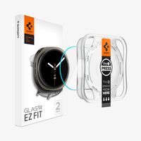 Spigen Protection d'écran EZ FIT Glas.tR avec applicateur Samsung Galaxy Watch 9 / Watch 8 - 44 mm - Transparent