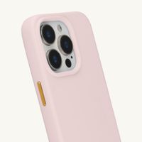 Selencia Coque arrière Rivièra avec MagSafe avec crochets amovibles Apple iPhone 15 Pro - Sorbet Pink