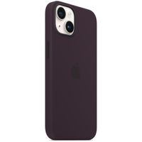 Apple Coque en silicone MagSafe Apple iPhone 14 - Elderberry
