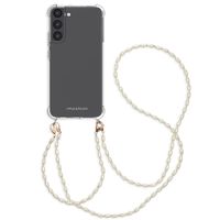 imoshion Coque avec dragonne + bracelet - Perles Samsung Galaxy S22 Plus - Transparent