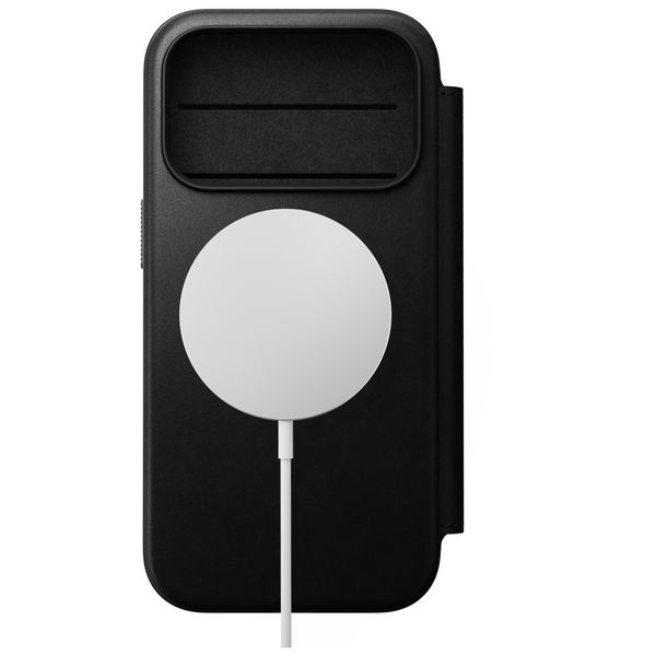 Nomad Étui de télephone portefeuille Modern Leather Folio Apple iPhone 18 Pro Max - Black