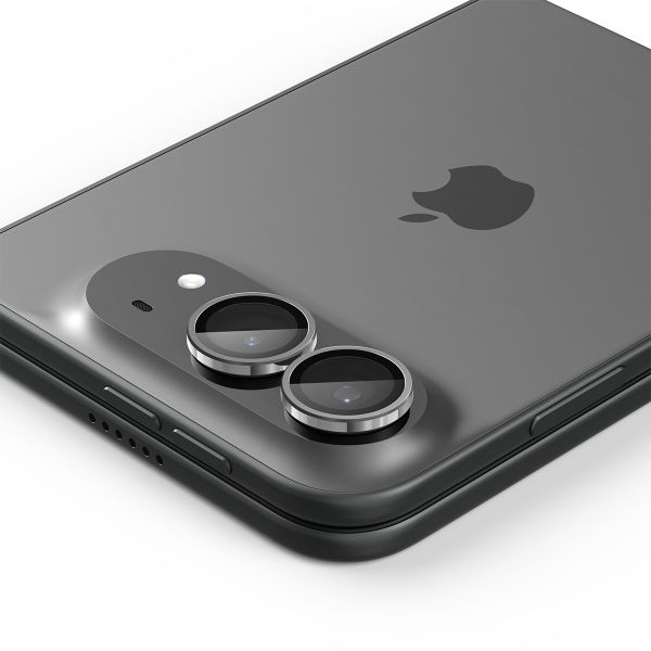 Spigen Optik Pro EZ Fit Lens Protector lot de 2 Apple iPhone Duo - White