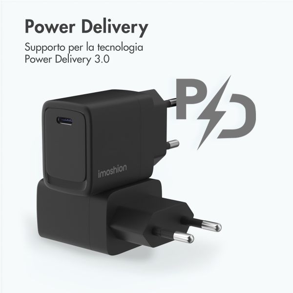 imoshion Adaptateur secteur 20 watts | USB-C - Noir