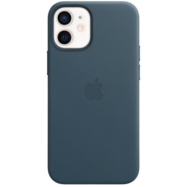 Apple 4 Pack Coque Leather Apple iPhone 12 Mini - Red + Saddle Brown + Baltic Blue + Black