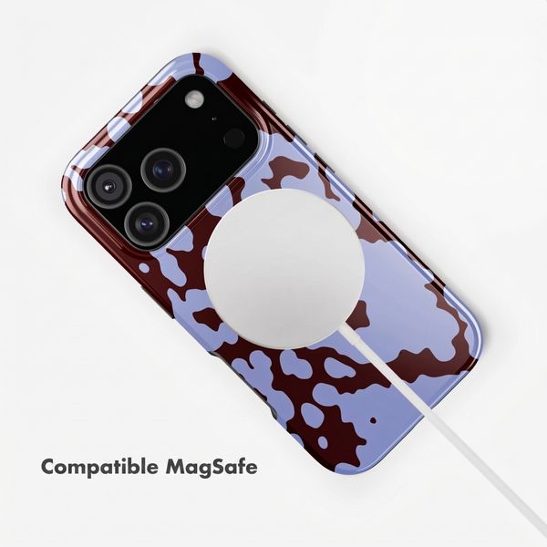 Selencia Coque arrière Vivid avec MagSafe Apple iPhone 18 Pro / 17 Pro - Moo'd Lavender Glow