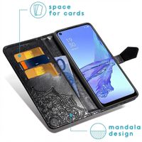 imoshion Etui de télephone Mandala Oppo A53 / Oppo A53s - Noir