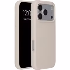Accezz Coque Liquid Silicone avec MagSafe Apple iPhone 18 Pro / 17 Pro - Stone