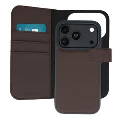 imoshion Étui portefeuille luxe 2-en-1 amovible Apple iPhone 18 Pro / 17 Pro - Marron
