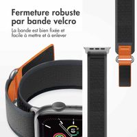 imoshion Bracelet Trail en nylon Apple Watch | 38/40/41/42 mm - Black / Grey