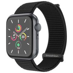 imoshion Bracelet en nylon Apple Watch | 44/45/46/49 mm - Noir