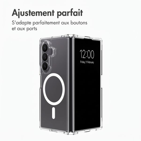 Accezz Coque arrière Xtreme Impact avec MagSafe Samsung Galaxy Z Fold 8 Ultra - Transparent