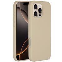 Accezz Coque Liquid Silicone avec MagSafe Apple iPhone 16 Pro Max - Stone