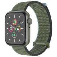 imoshion Bracelet en nylon Apple Watch | 44/45/46/49 mm - Dark Olive
